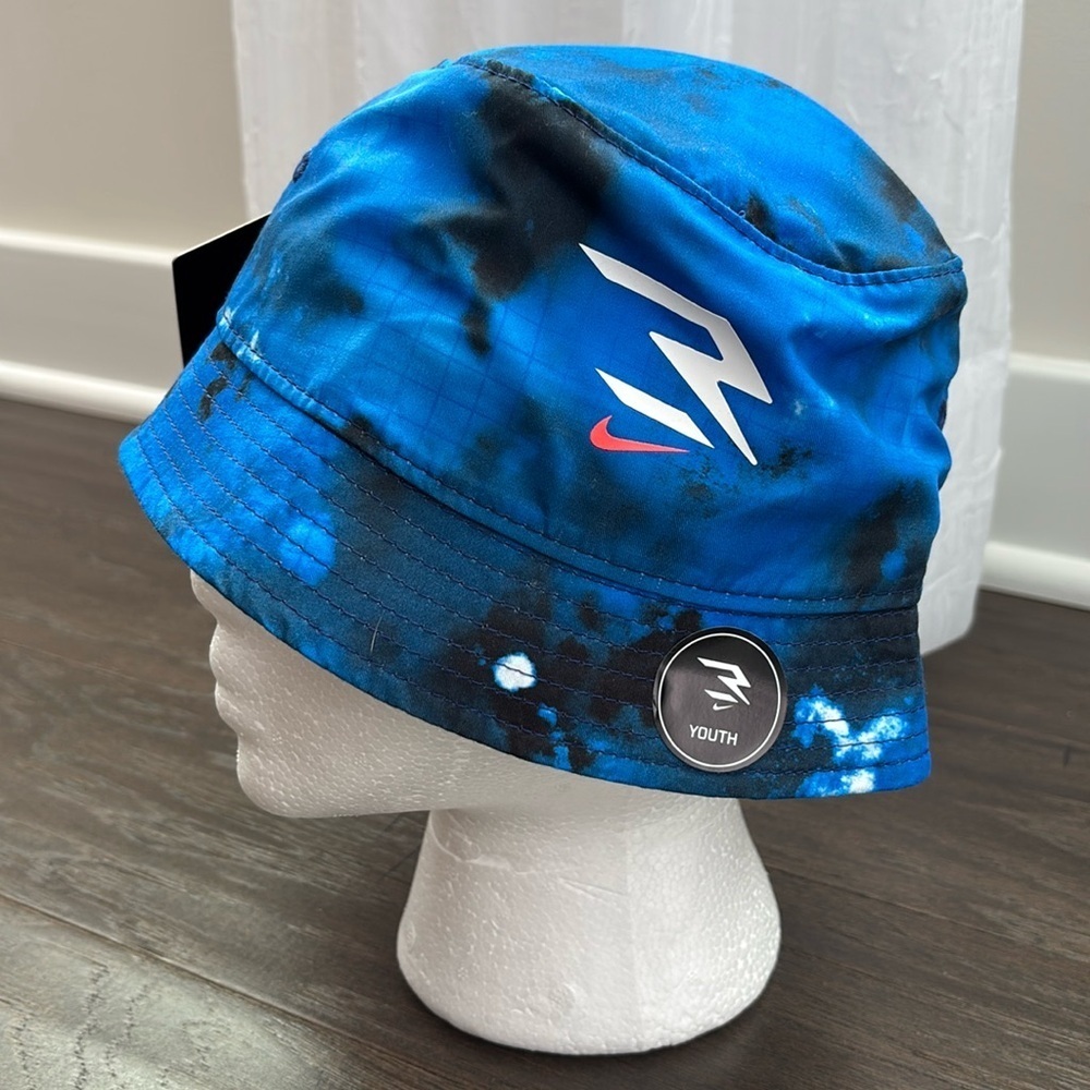 Nike Youth UPF 40+ sun protection bucket hat,SWOOSH logo,pattern,summer,everyday